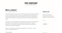 Desktop Screenshot of postbootcamp.com