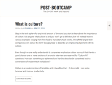 Tablet Screenshot of postbootcamp.com